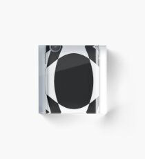#black, #white, #chess, #checkered, #pattern, #abstract, #flag, #board Acrylic Block