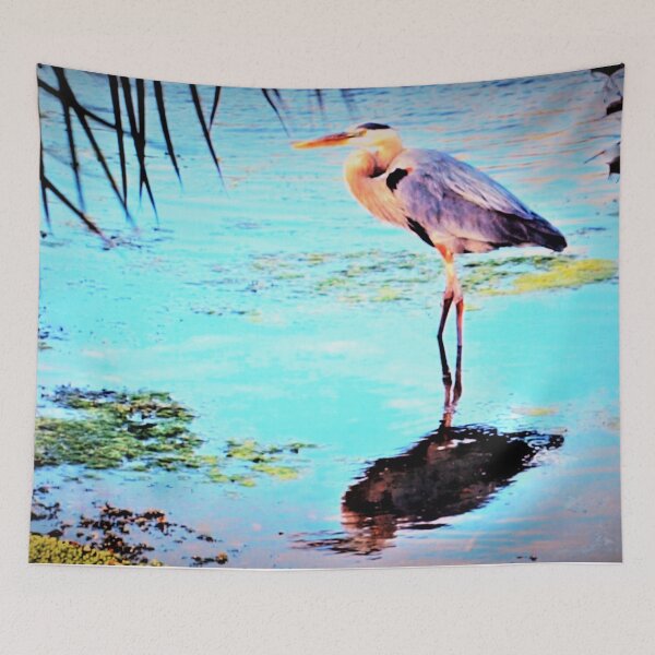 Item preview, Great blue under palm 2 designed and sold by B. Randi Bailey.