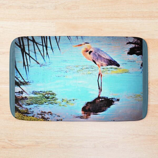 Item preview, Great blue under palm 2 designed and sold by B. Randi Bailey.