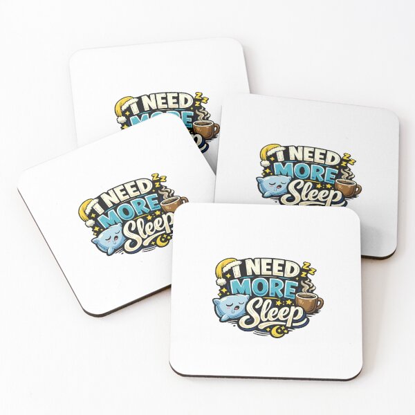 Item preview, I Need More Sleep Funny Quote – Tired Introvert Humor Design for Coffee Lovers & Sleepy People designed and sold by ArtWaveStudio8.