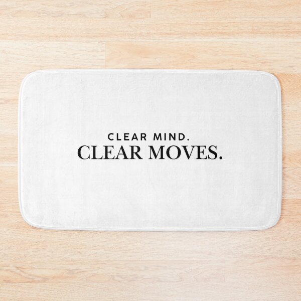Item preview, Clear Mind. Clear Moves. – Trading Mindset Minimalist Quote designed and sold by AXIS-EQUILIBRIO.