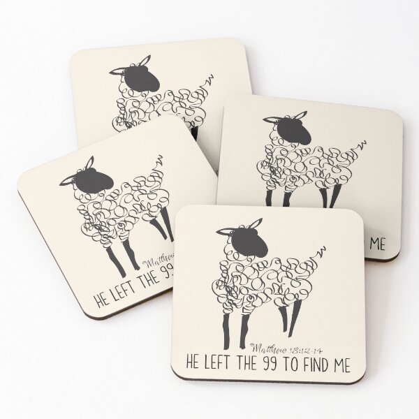 Item preview, Doodle Black Sheep He Left the 99 to Find Me designed and sold by Forevermore.