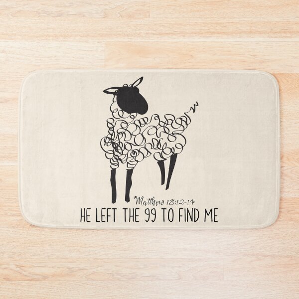 Item preview, Doodle Black Sheep He Left the 99 to Find Me designed and sold by Forevermore.