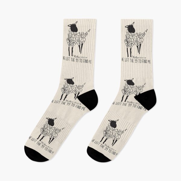 Item preview, Doodle Black Sheep He Left the 99 to Find Me designed and sold by Forevermore.