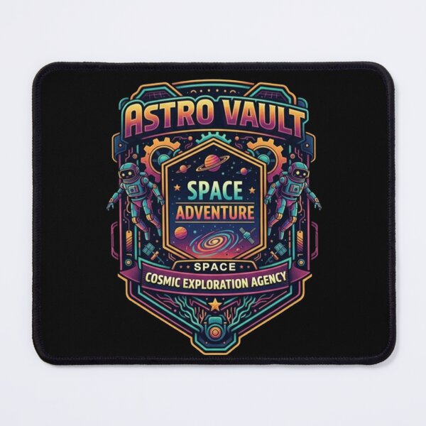 Item preview, Astro Vault – Cosmic Exploration Emblem designed and sold by Dogandesighn.