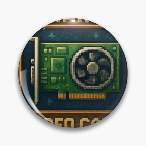 Item preview, Rare video card with gold accents and green circuit board designed and sold by Creative88Art.