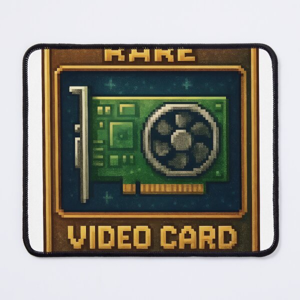 Item preview, Rare video card with gold accents and green circuit board designed and sold by Creative88Art.