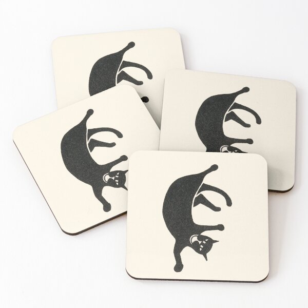 Item preview, Upside Down Cat - MCM Cat designed and sold by The Sticker Bureau.
