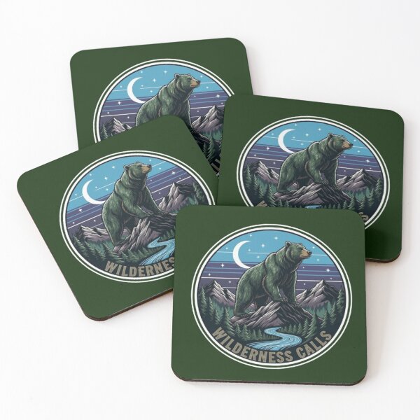 Item preview, Wilderness Calls Bear Mountain Adventure Design designed and sold by Dogandesighn.