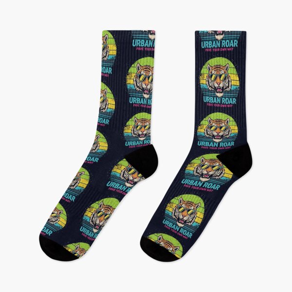 Item preview, Urban Roar Tiger Empowerment Retro Design designed and sold by Dogandesighn.