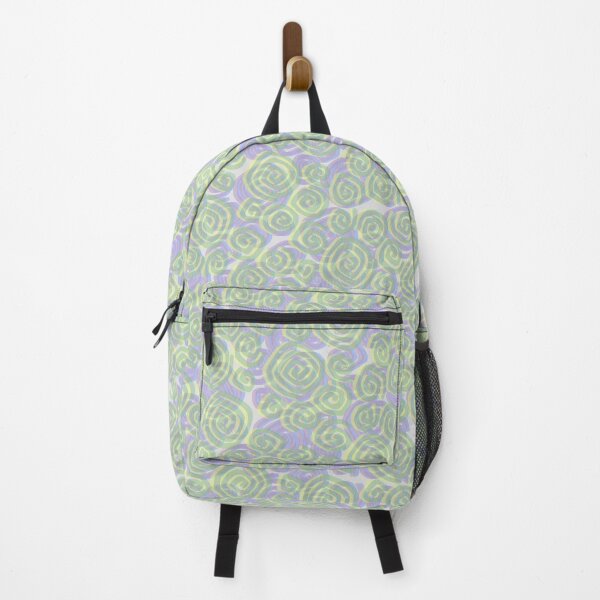 Item preview, green and blue 3D swirls designed and sold by gigi's geometric art.