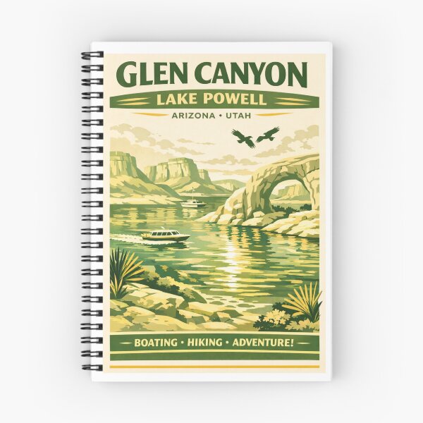 Item preview, Glen Canyon National Recreation Area Poster – Minimalist Lake Powell Desert Travel Wall Art designed and sold by Eclipse 3699.