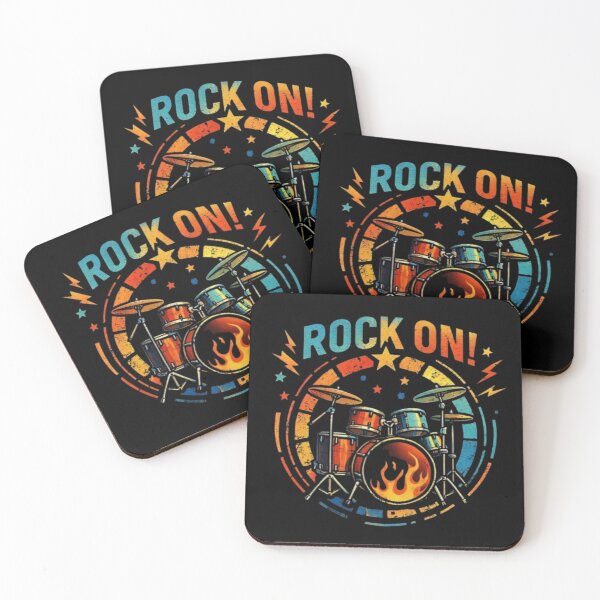 Item preview, Rock On! – Energetic Drum Set Design designed and sold by Dogandesighn.