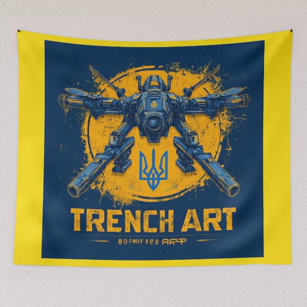 Item preview, Trench Art Trident Drone Blue Edition designed and sold by Zen Candy 3000 Travis Nicholas Zariwny.