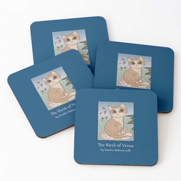 Item preview, The Birth of Venus by Sandro Bobcat-celli Funny Cat designed and sold by Sachie's Studio.