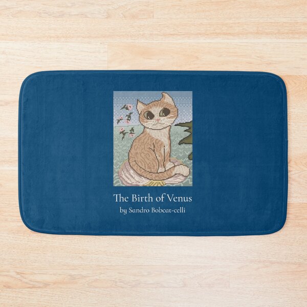 Item preview, The Birth of Venus by Sandro Bobcat-celli Funny Cat designed and sold by Sachie's Studio.