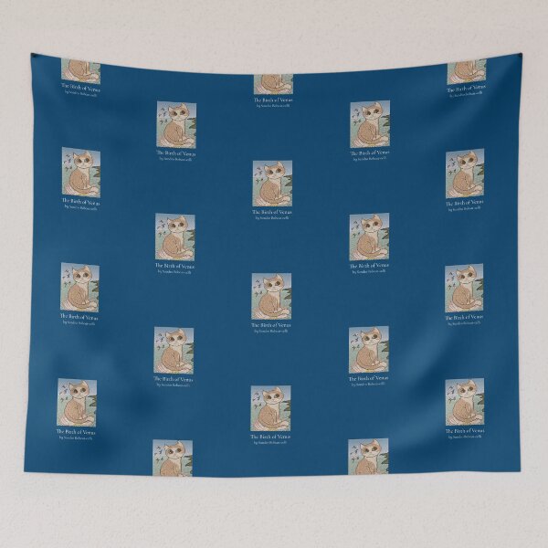 Item preview, The Birth of Venus by Sandro Bobcat-celli Funny Cat designed and sold by Sachie's Studio.