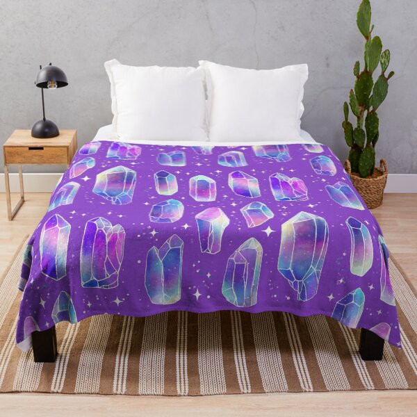 Item preview, Pastel Amethyst Crystal Galaxy Aesthetic Celestial Crystal Art designed and sold by Crystal Moon.