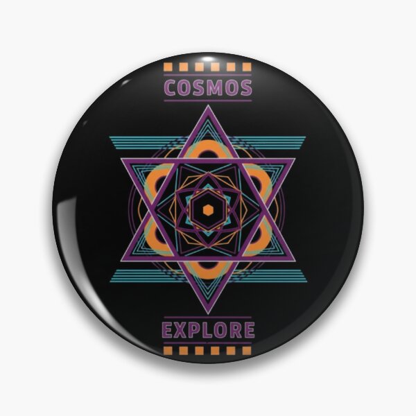 Item preview, “Cosmos Explore – Geometric Mandala Space Art” designed and sold by Dogandesighn.