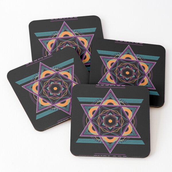 Item preview, “Cosmos Explore – Geometric Mandala Space Art” designed and sold by Dogandesighn.