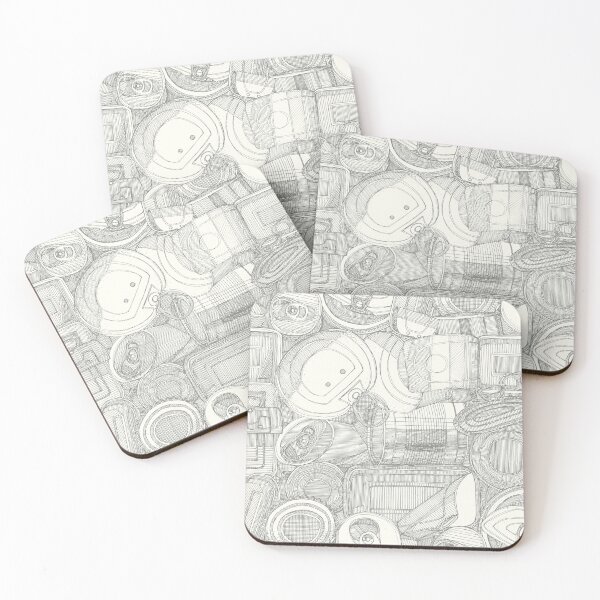 Item preview, tin cans pewter natural designed and sold by scrummy.
