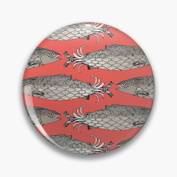 Item preview, steampunk salmon coral designed and sold by scrummy.
