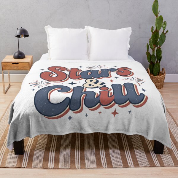 Item preview, Stars & Chill Vintage USA Summer Graphic – Retro Patriotic Fireworks Design designed and sold by relso.