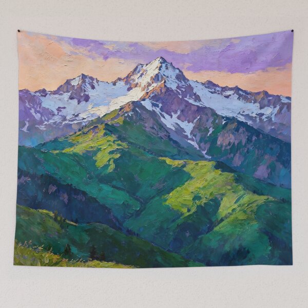Item preview, Mountain Hues At Magic Hour designed and sold by Glimmersmith.