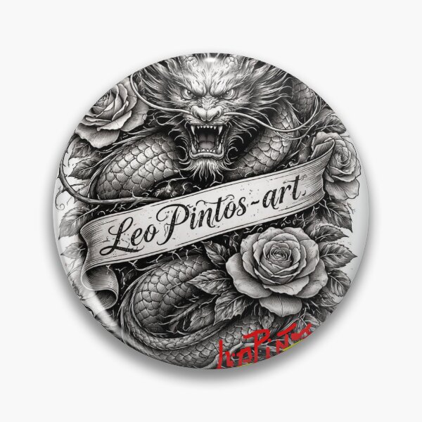 Item preview, Chinese dragon and tattoo style designed and sold by leonardopintos.