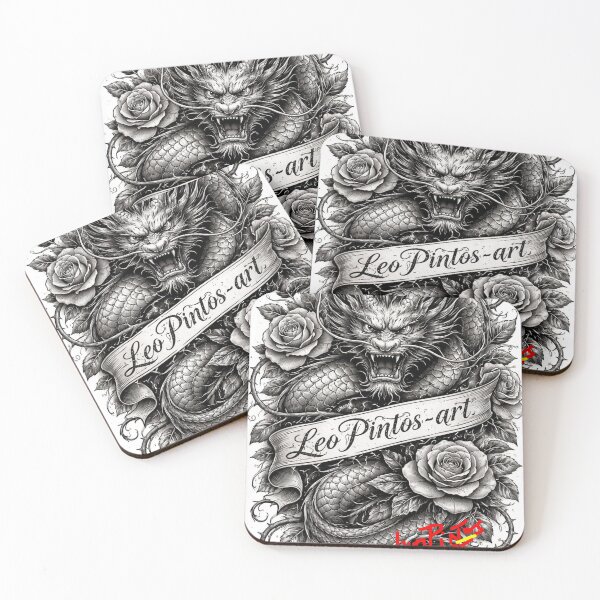 Item preview, Chinese dragon and tattoo style designed and sold by leonardopintos.