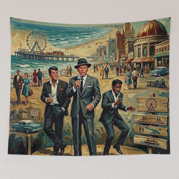 Item preview, The Summit: Sinatra, Martin, and Davis Jr. designed and sold by Art's Diner.