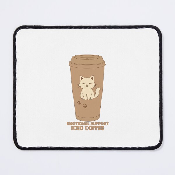 Item preview, Emotional Support Iced Coffee designed and sold by LuveraxArt.