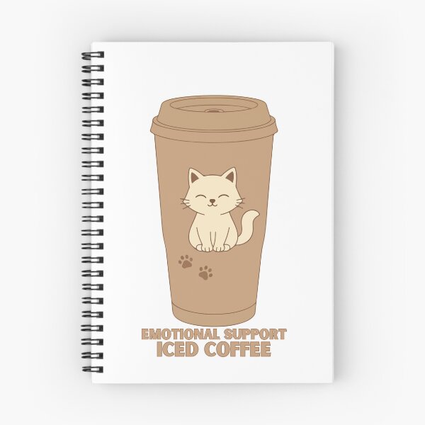 Item preview, Emotional Support Iced Coffee designed and sold by LuveraxArt.