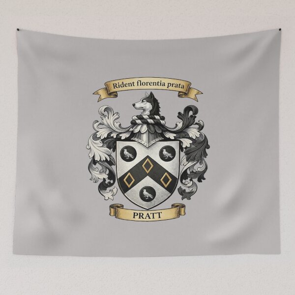 Item preview, The Pratt Family Coat of Arms designed and sold by BagTown Clans.