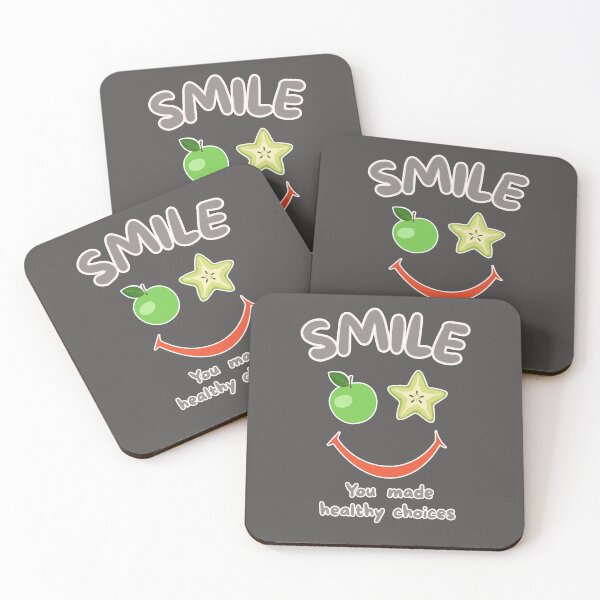 Item preview, Smile You Made Healthy Choices apple and star fruit designed and sold by Shedronpanda.