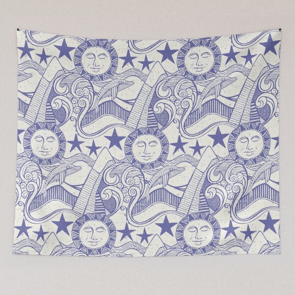 Item preview, into the wild periwinkle blue designed and sold by scrummy.