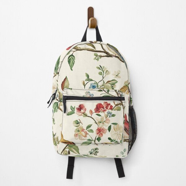 Item preview, Colorful Birds on Flowering Branches designed and sold by TheBohemianLark.