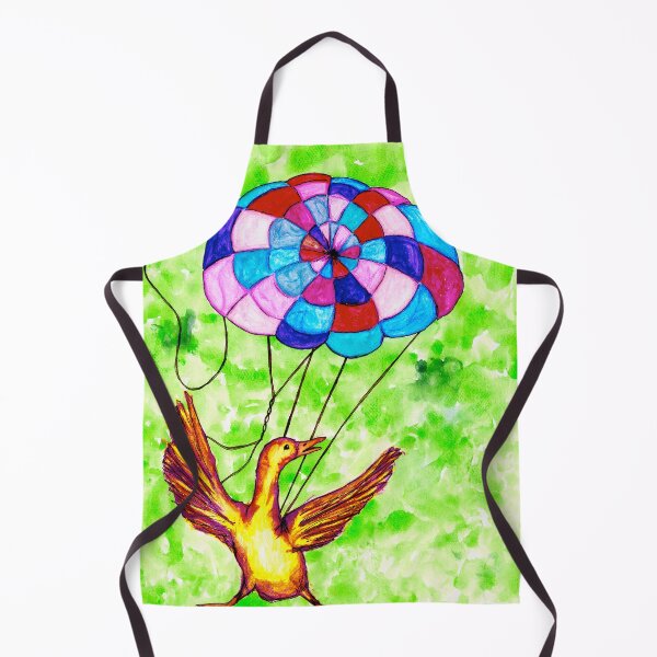 Item preview, Whimsical Nature Illustration: Parachute Goose designed and sold by LucilleErebus.