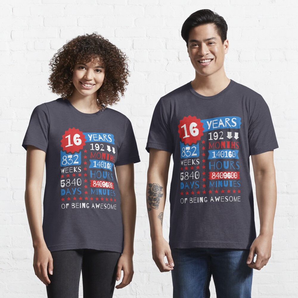 16th birthday t shirts