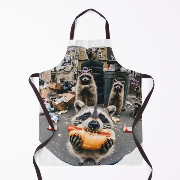 Item preview, Raccoon Gang - Trash Panda Street Crew Urban Wildlife Art designed and sold by Bobo Shirts .