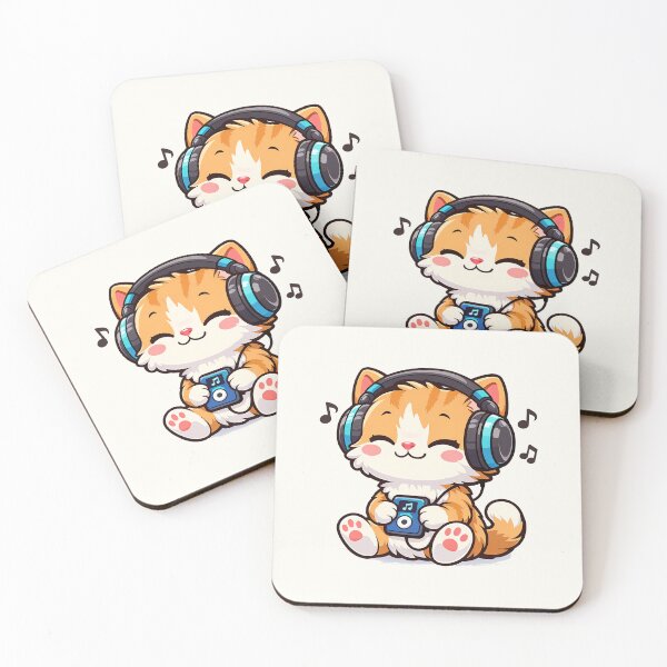 Item preview, Music Lover Cat designed and sold by HoopeStylee.