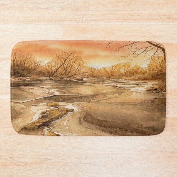 Item preview, Riverbed at Golden Hour designed and sold by Stefanrajzer.