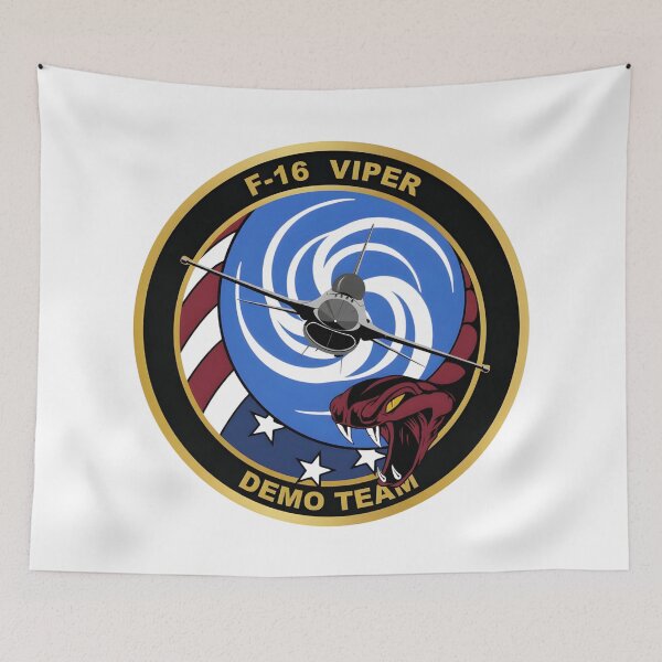 Item preview, U.S. Air Force F-16 Viper Demo Team Official Emblem designed and sold by CharlieDesings.