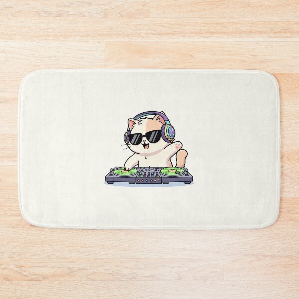 Item preview, Cute DJ Cat designed and sold by HoopeStylee.