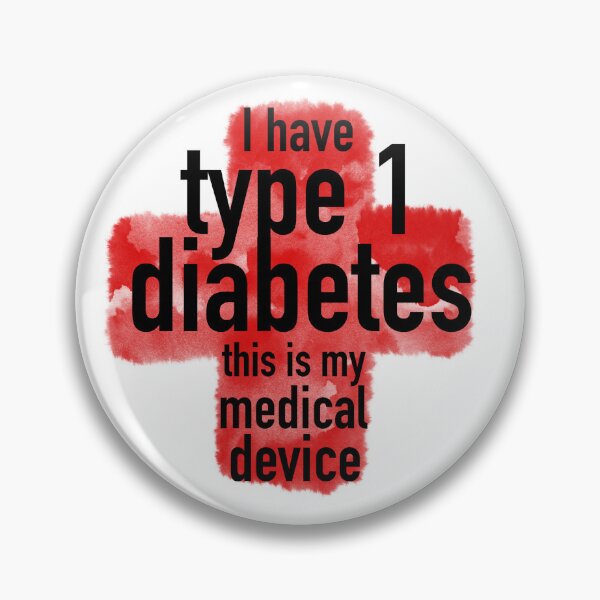 Item preview, I have T1D (red sign) designed and sold by Diabumblebee.