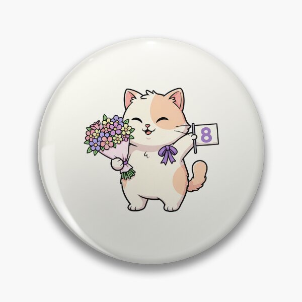 Item preview, Women's Day Cat designed and sold by HoopeStylee.