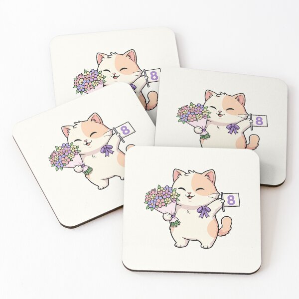Item preview, Women's Day Cat designed and sold by HoopeStylee.