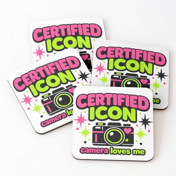 Item preview, Certified Icon – Camera Loves Me Photographer Aesthetic Design designed and sold by Luvahawb.
