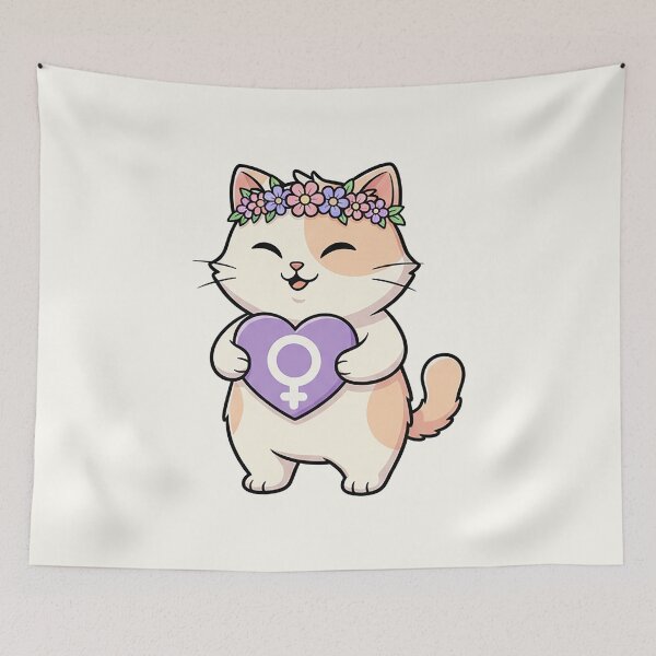 Item preview, Strong Women Cat designed and sold by HoopeStylee.