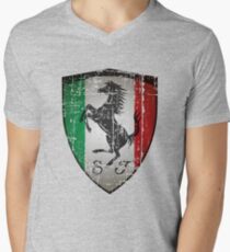 ferrari Men's V-Neck T-Shirt